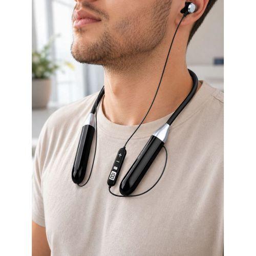 Mikrofonlu Boyun Bantlı Bluetooth Kulaklık Kablosuz Bağlantılı Ses Ve Müzik Kontrollü Kulak İçi Kulaklık