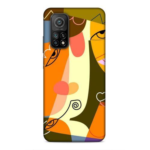 Xiaomi Mi 10T 5G Uyumlu Kılıf Face'X 48 Bumper Kılıf Karakalem