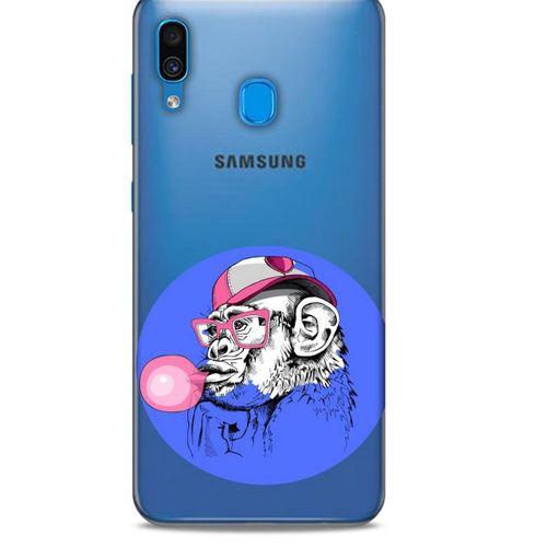 Zoologix (9) Samsung Galaxy M10 Şeffaf Kılıf Silikon Desenli
