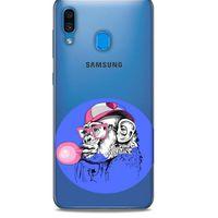Zoologix (9) Samsung Galaxy M10 Şeffaf Kılıf Silikon Desenli