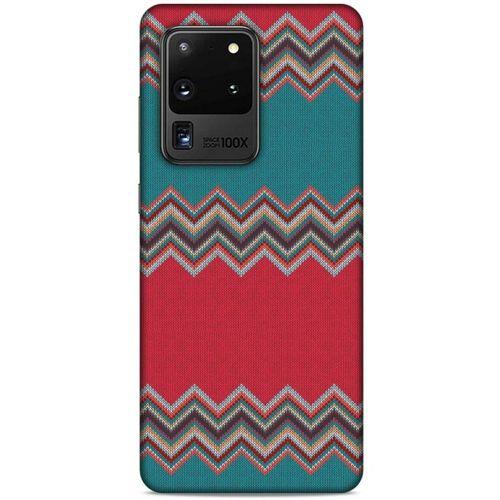 Kazak (40) Desenli Silikon Kapak Samsung Galaxy S20 Ultra Kılıf