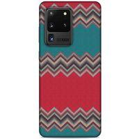 Kazak (40) Desenli Silikon Kapak Samsung Galaxy S20 Ultra Kılıf