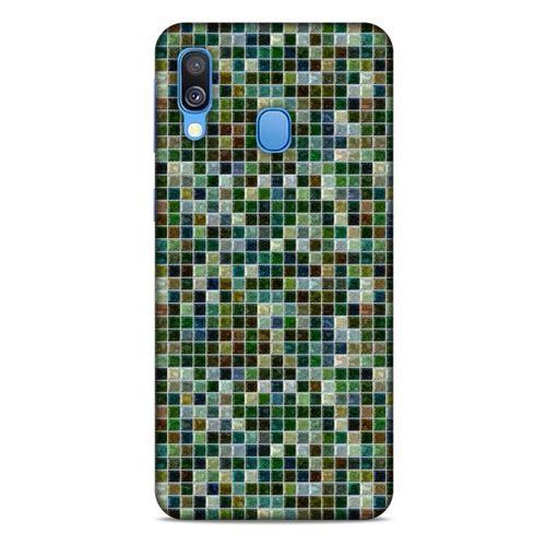 Mermer Desenli (29) Tema Arka Koruma Kılıfı Haki Samsung Galaxy A40 Kılıf