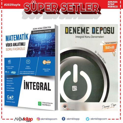 Çap Yayınları Matematik İntegral ve Deneme Deposu Konu Denemeleri Seti 2 Kitap