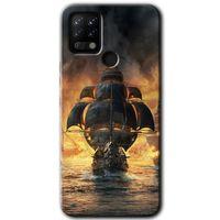 Tecno Pova Kılıf HD Desen Baskılı Arka Kapak - Siyah İnci