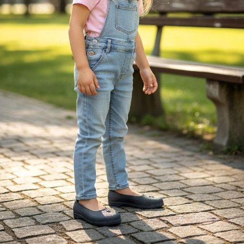 Fiyra Makosen Gri Plastik Naylon Kız Çocuk Ayakkabı