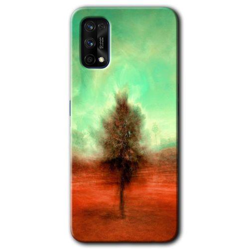 Realme 7 Pro Kılıf HD Desen Baskılı Arka Kapak - Outlines Paint + Kırılmaz Cam