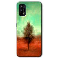 Realme 7 Pro Kılıf HD Desen Baskılı Arka Kapak - Outlines Paint + Kırılmaz Cam