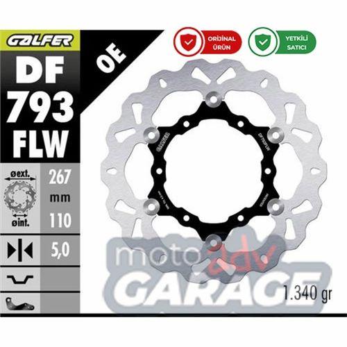 Galfer KTM 1290 Super Adventure T için Arka Fren Diski  DF793FLW