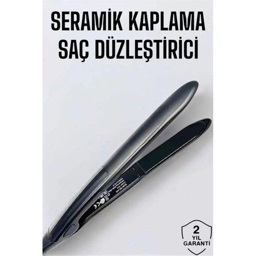 Saç Düzleştirici Led Ekranlı Isı Ayarlı Seramik Kaplama Profesyonel