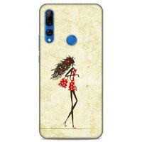 Lopard Huawei Y9 Prime 2019 Uyumlu Kılıf Sürreal Yüzler ♀ (38) Neo Hybrid Kılıf Desenli