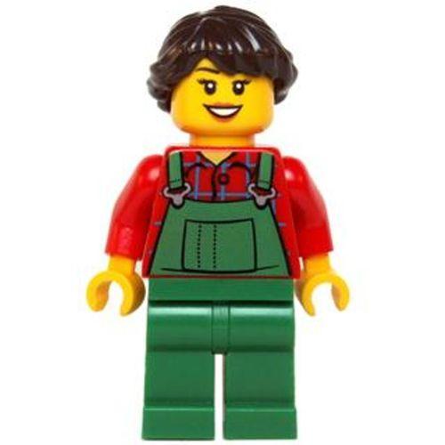 Lego Minifigür Overalls Farmer Female hol038