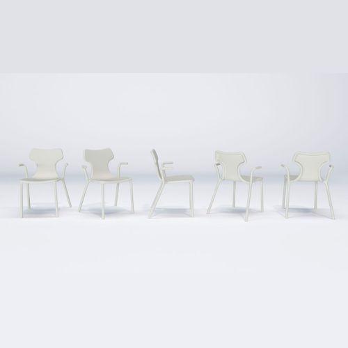 Dockers Play Kollu Polipropilen Sandalye - Beyaz