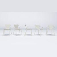 Dockers Play Kollu Polipropilen Sandalye - Beyaz (4 Adet Fiyatıdır)