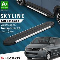 S-Dizayn VW Transporter T5 Uzun Şase Skyline Aluminyum Yan Basamak 253 Cm 2003-2015 A+ Kalite