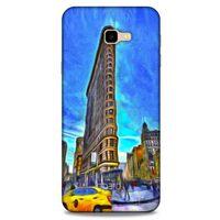 Samsung Galaxy J4 Plus Kılıf Dünya Mimarisi (7) Telefon Kılıfı Flat Iron New York