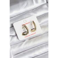 14K Gold Renk Kaplama CM Kadın Küpe