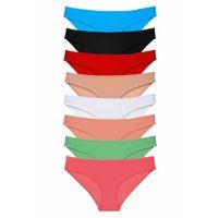8 adet Süper Eko Set Likralı Kadın Slip Külot Set 5