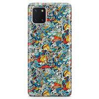 Samsung Galaxy A81 Kılıf Uludağ Doodle Arka Kapak Koruma Desenli Full Koruyucu