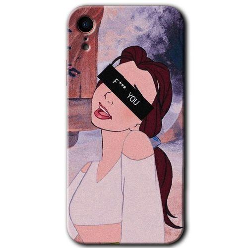 iPhone XR Kılıf HD Desen Baskılı Arka Kapak - Bad Girl