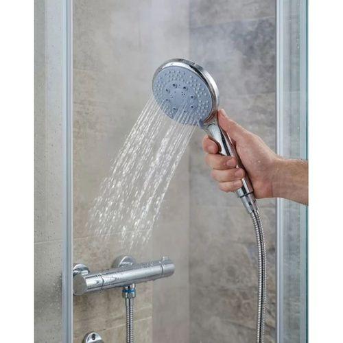 Spiral Hortumlu 4 Kademeli El Duşu Seti Duvar Askılı Banyo Duş Başlığı