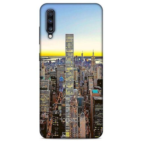Samsung Galaxy A70 Kılıf Dünya Mimarisi (43) Thin Fit Kılıf 432 Park Caddesi