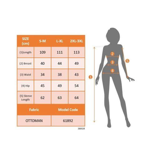 Kadın Uzun Kollu Kruvaze Yaka Yandan Toka Detaylı önden çapraz Detaylı Ottoman Elbise