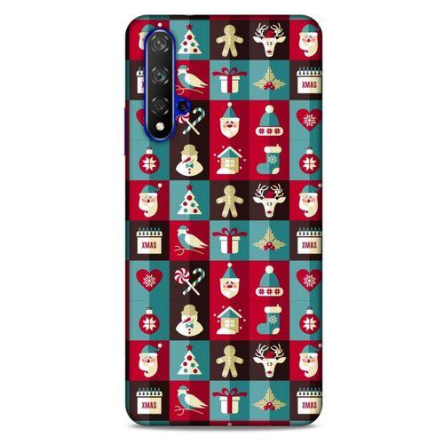 Yılbaşı Süsleri 17 Huawei P Smart S Y8P Kılıf Silikon Kapak