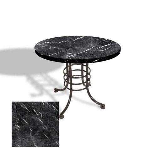 Dockers Buket Mega Laminat Yuvarlak Mutfak Masası Q110 - Temperado