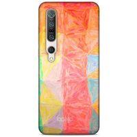 Xiaomi Mi 10 Pro Kılıf Pastel Renkler (26) Tpu Silikon Kılıf Sarı Kırmızı