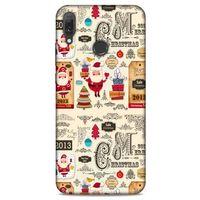 Retro (44) Desen Tough Armor Kılıf Renkli Huawei Y9 2019 Kılıf