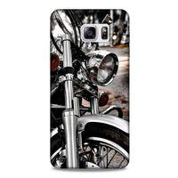 Samsung Galaxy Note 5 Uyumlu Kılıf Motorsiklet (49) Ultra Silikon Kılıf Harley