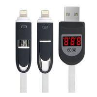 Voltaj Göstergeli Çok Fonksiyonlu Mikrofonlu Usb'Li Şarj Kablosu / Icca86