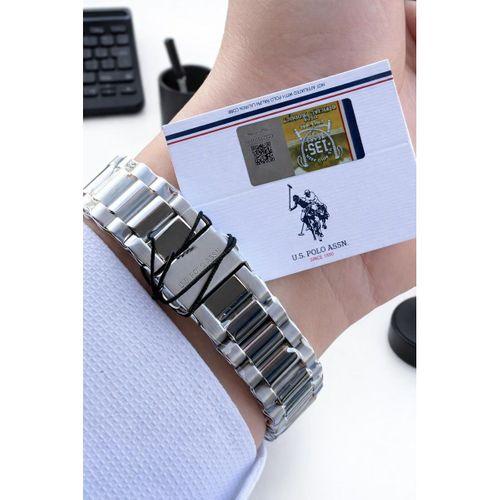 U.S.Polo Assn Çelik Kasa Ve Kordon 2 Yıl Garantili 3 Atm Suya Dayanıklı Erkek Kol Saati E.PA1148-03