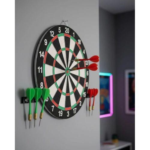 Şık Tasarımlı Dart Tahtası 12 İnç Dayanıklı Ahşap Gövde