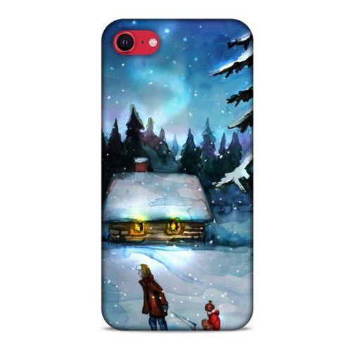 Apple iPhone SE 2020 Kılıf Snowix (38) Neo Hybrid Kılıf Beyaz Mavi