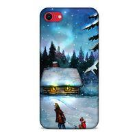Apple iPhone SE 2020 Kılıf Snowix (38) Neo Hybrid Kılıf Beyaz Mavi