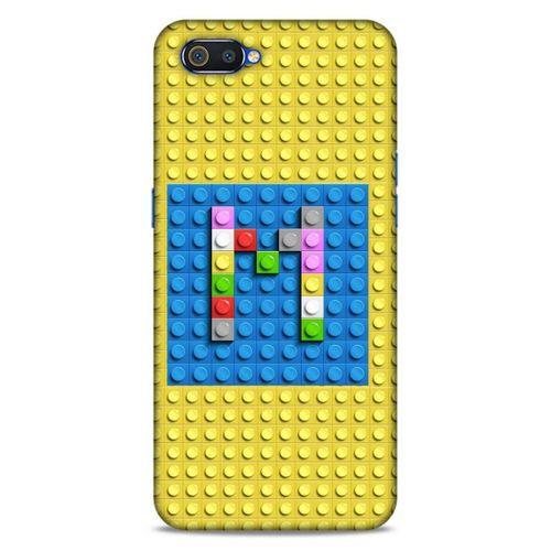 Lopard Oppo Realme C2 Uyumlu Kılıf BloX (24) Darbe Emici Kılıf M Harfi