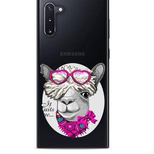 Zoologix (48) Samsung Galaxy Note 10 Şeffaf Kılıf Silikon Desenli