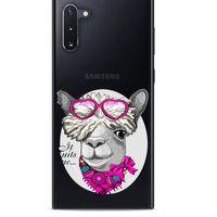 Zoologix (48) Samsung Galaxy Note 10 Şeffaf Kılıf Silikon Desenli