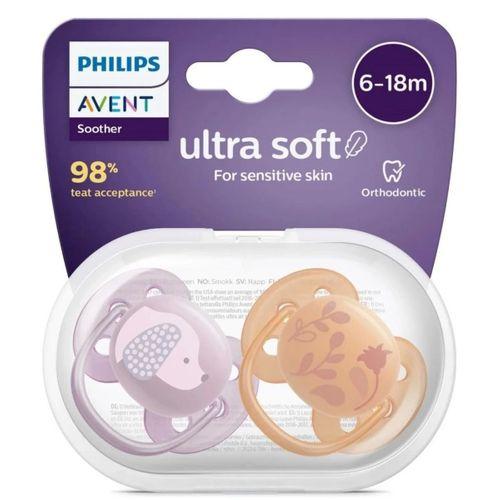 Çocuk Philips Avent Ultra Yumuşak Emzik 6-18 Ay Kız