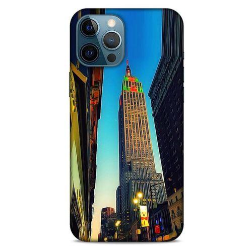 Apple iPhone 12 Pro Max Kılıf Dünya Mimarisi (6) Silikon Kılıf Empire State