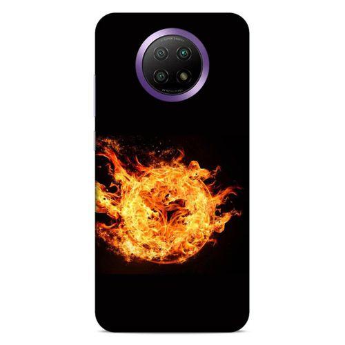 Lopard Xiaomi Redmi Note 9 5g Uyumlu Kılıf FireX (31) TPU Kılıf Fireball