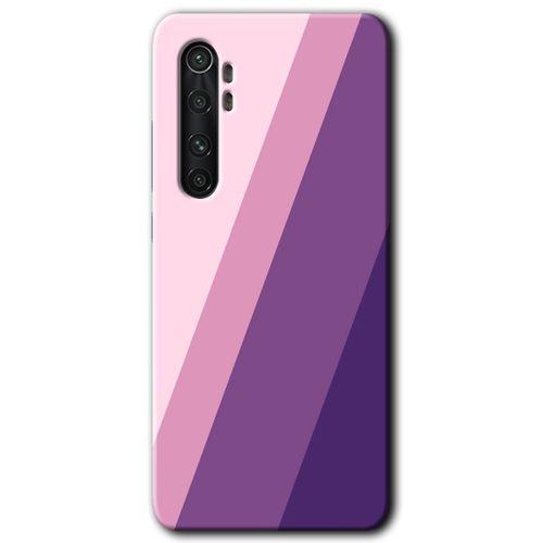 Potkal Hediye Fabrikası Xiaomi Mi Note 10 Lite Kılıf HD Desen Baskılı Arka Kapak - Oblique