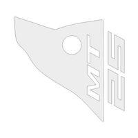 YAMAHA Yamaha Mt-25 Uyumlu Beyaz Siperlik Sticker Set