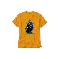 Top Gun Fly Renkli Tişört Sarı Renkli