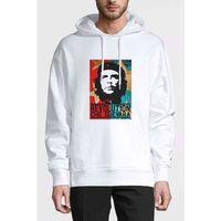 Yoldaş Revolution Baskılı Beyaz Erkek Kapşonlu Sweatshirt