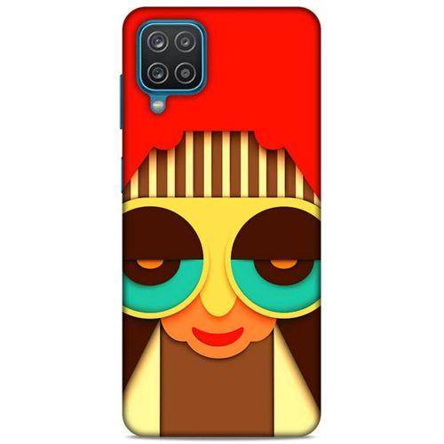 Lopard Samsung Galaxy A12 Uyumlu Kılıf Soyut Sanat (5) Baskılı Koruma Kabı