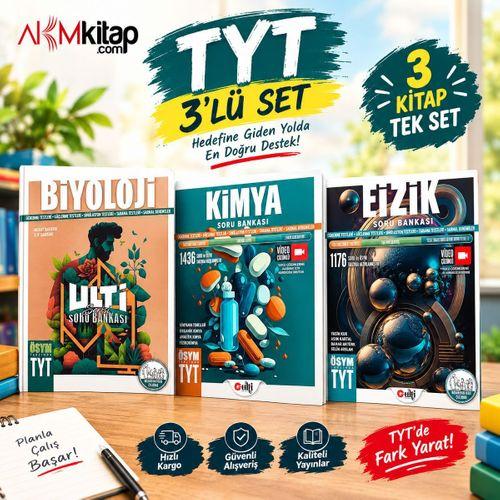 Ulti Yayınları TYT Fizik Kimya ve Biyoloji Ulti Serisi Soru Bankası Seti 3 Kitap