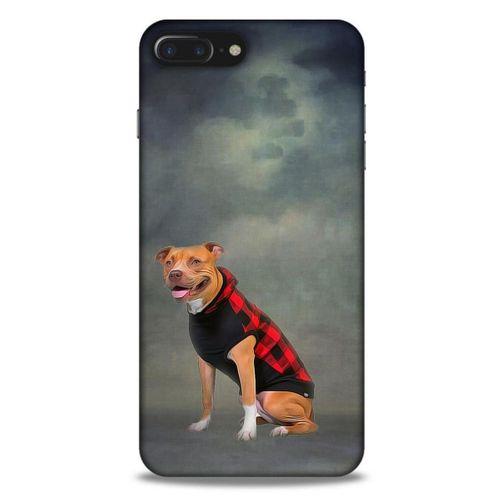 Apple Iphone 7 Plus Kılıf Köpek Kıyafetleri (31) TPU Kılıf Pitbull Yelek